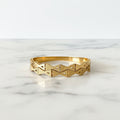 Geometric gold bracelet