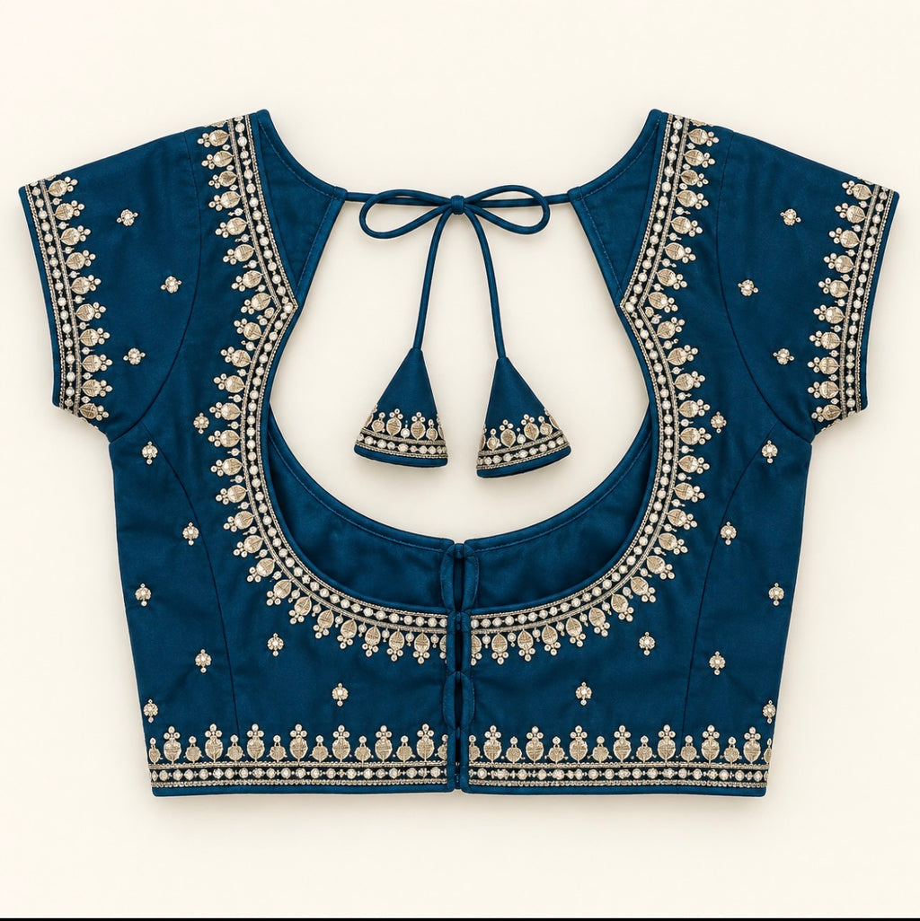 Peacock blue Blouse