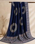 Midnight Bloom Saree – Modal Silk