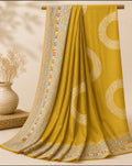 Golden Ajrakh  Saree – Modal Silk