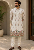 Royal Ivory Printed Kurta set