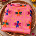 vivid hot pink Phulkari dupatta